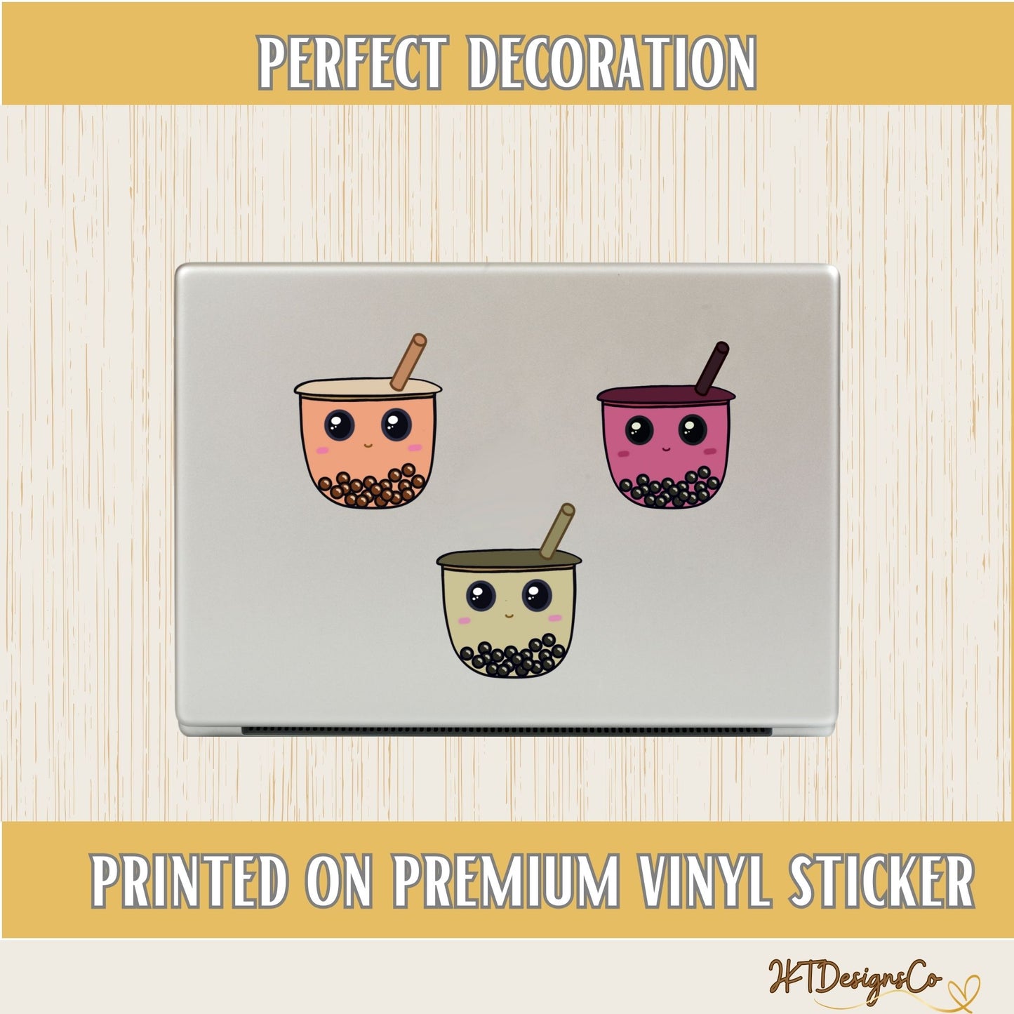 Kawaii Boba/ Bubble Tea Stickers