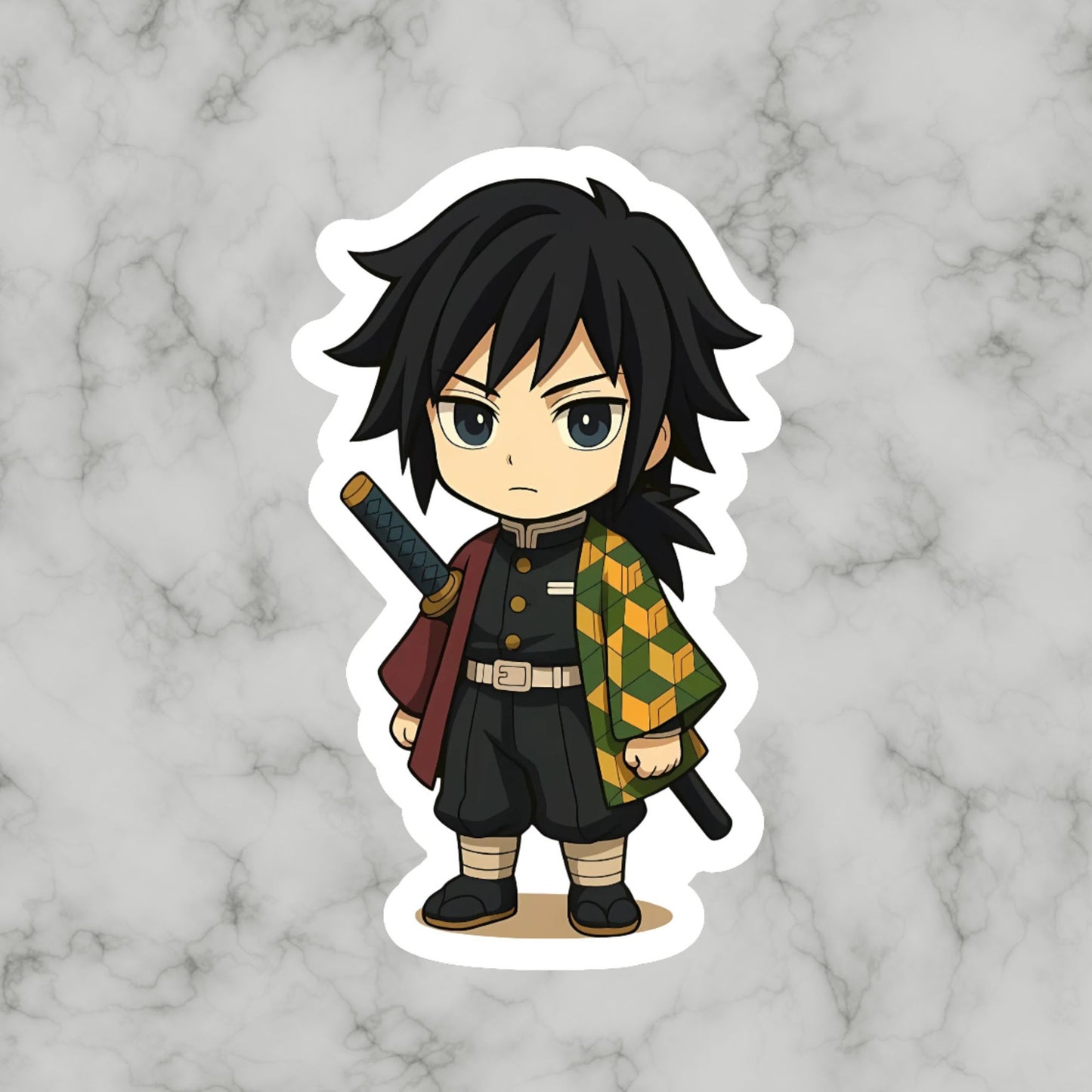 Giyu Tomioka, Water Hashira Demon Slayer Kimetsu No Yaiba Vinyl sticker Decal