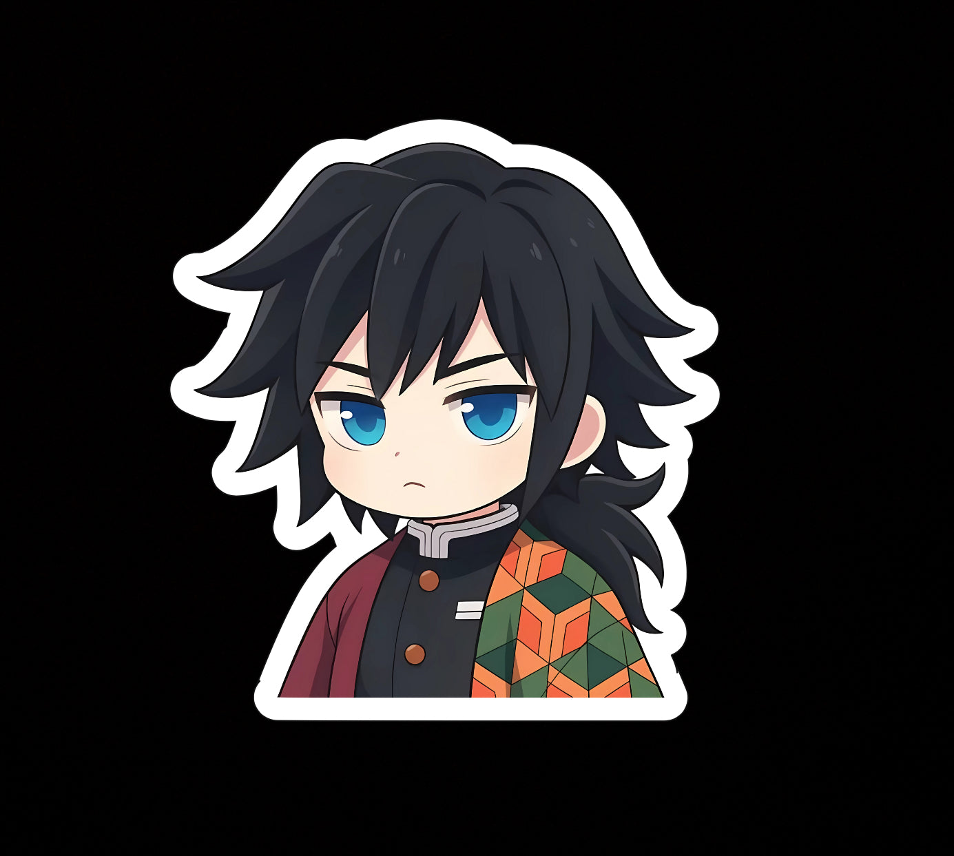 Giyu Tomioka, Water Hashira Demon Slayer Kimetsu No Yaiba Vinyl sticker Decal